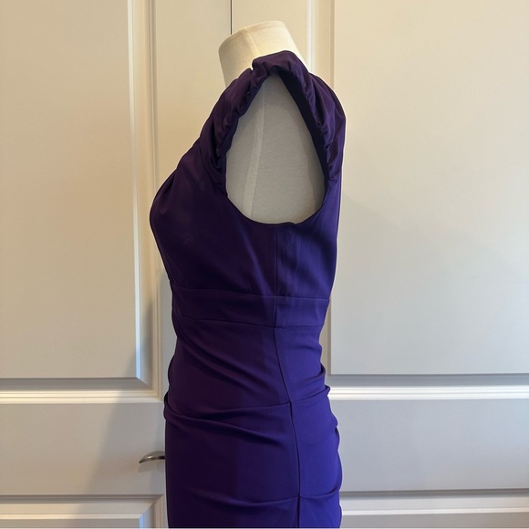 NICOLE MILLER Collection Purple Cocktail Dress - Picture 5 of 8
